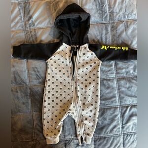 Hurley Baby Boys Long Sleeve Hooded Coverall